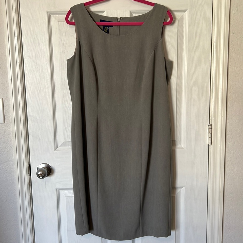 Charter Club Grey Sleeveless Dress